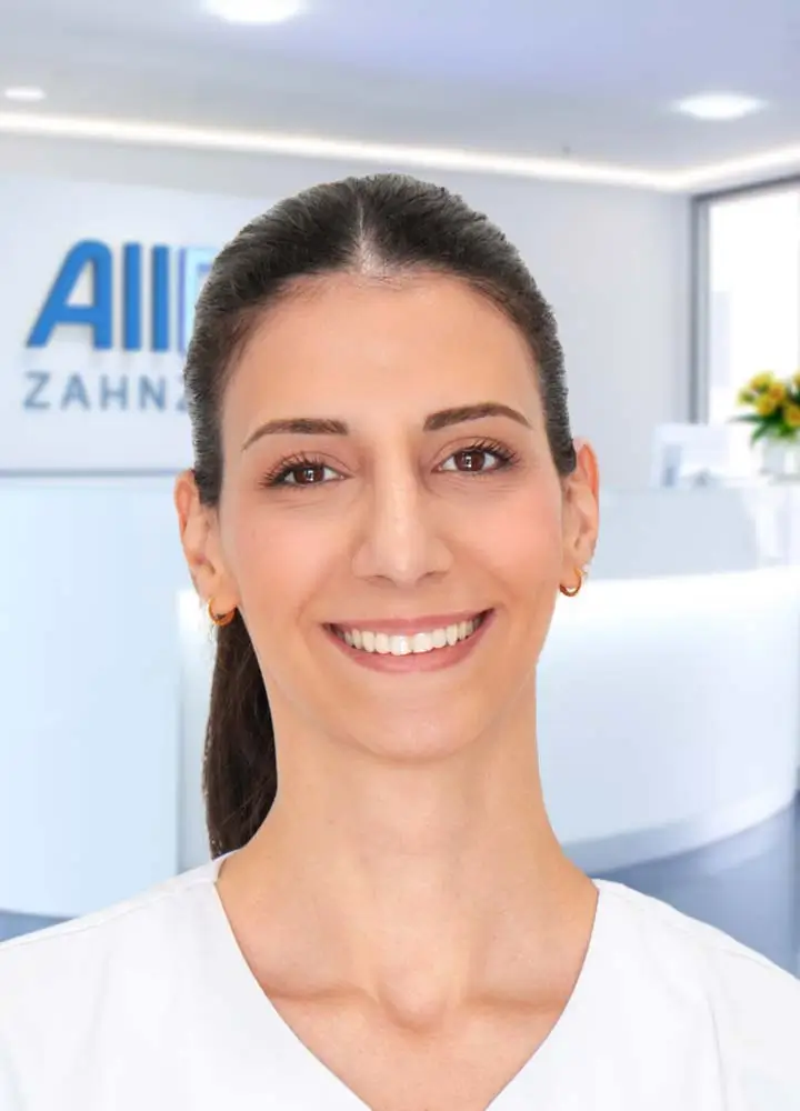 Portrait Zahn&auml;rztin Lili Karaptjanova (AllDent M&uuml;nchen Hauptbahnhof)