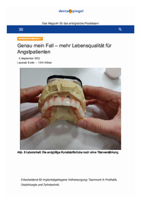 Artikel über FDZ bei Angstpatient