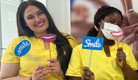 Zwei ZFA aus Mainz am Tag des Lächelns 