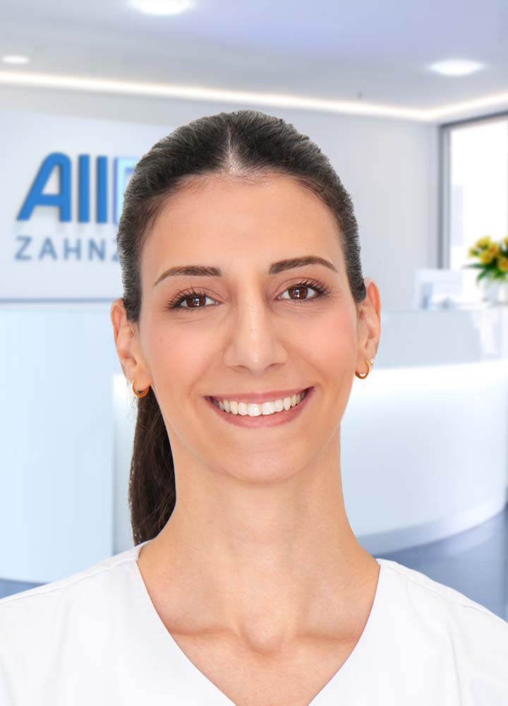 Portrait Zahnärztin Lili Karapetjanova (AllDent München Hauptbahnhof)