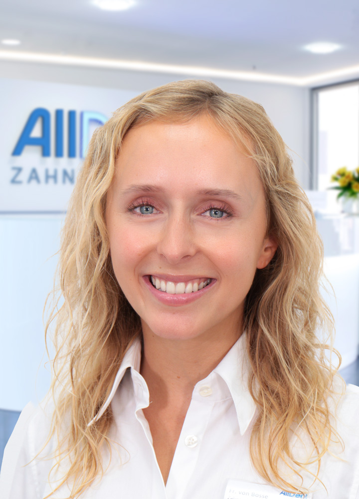 Portrait Zahnärztin Allegra von Bosse (AllDent München Ost)