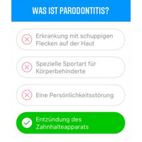 Parodontitis Quiz Frage 1 AllDent