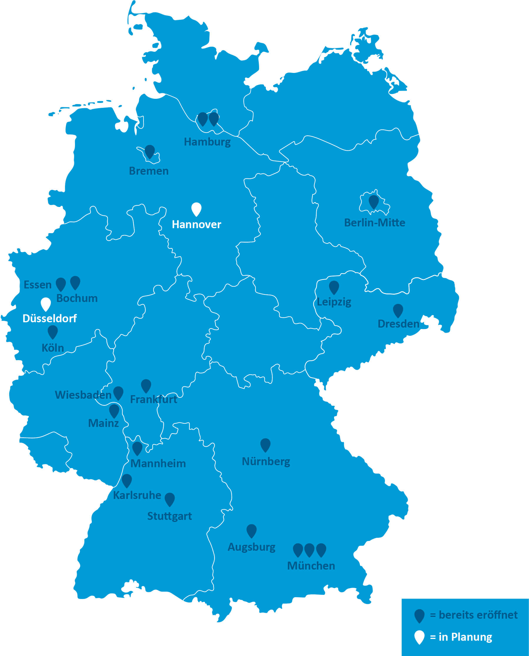 AllDent Deutschlandkarte