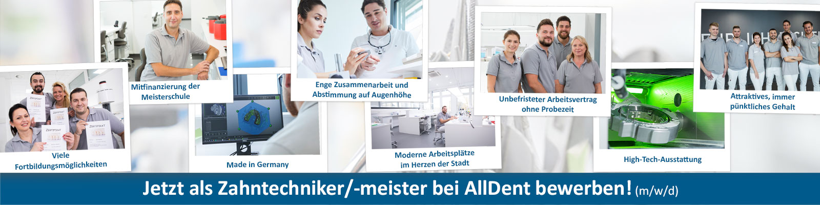 Collage Labor Bilder AllDent